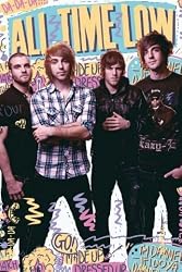 All Time Low - Music Poster (Pop-Art Character Collage) (Size: 24" x 36")