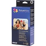 Epson PictureMate Print Pack (Inkjet Cartridge, 100 Sheets Glossy Photo Paper) (T5570)