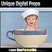 Digital Photography Backgrounds Photo Prop Tea Cup -Tea Part Collection Vol.3