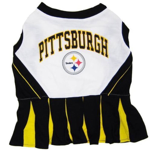 Pittsburgh Steelers Dog Cheerleader - Size Extra Small
