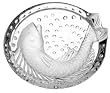 Lalique Crystal Concarneau Ashtray 10723