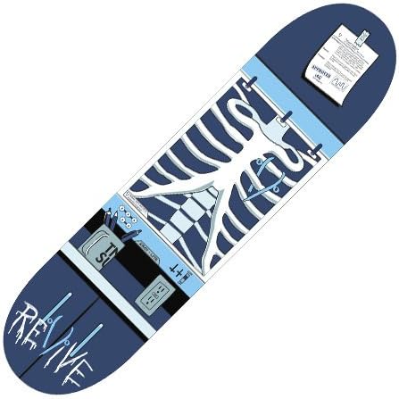 Revive Skateboards for Skating Skateboarding Skater Tricks (8.0, X Ray Chest)