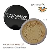 Itay Mineral Foundation Loose Powder 9gr MF1-Cream Marfil + Cala Lily 7pcs Brush Set 70816