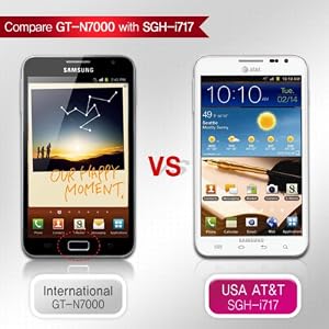 Rearth Ringbo Samsung At&T Galaxy Note 4G SGH-i717 screen protector film [Ultimate Clear PLUS]