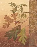 IMAGE OF Oak Leaves HIGH QUALITY CANVAS Print With Light Added BRUSHSTROKES Jillian Jeffrey 16x20