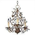 Elegante 3-Light Chandelier- Etruscan Goldtone