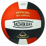  : Tachikara Sensi-Tec Composite High Performance Volleyball (Orange/White/Black)