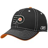 Reebok Philadelphia Flyers Black Basic Logo Cotton Adjustable Hat