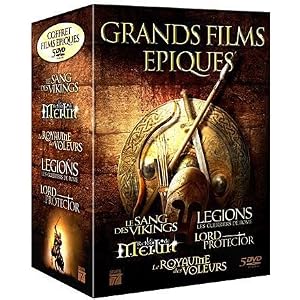 Coffret épique : le sang des vikings ; le royaume des voleurs ; légions ; merlin ; lord protector