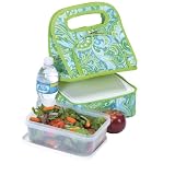 Picnic Plus Savoy Lunch Bag - Green Paisley