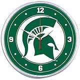 Michigan State WinCraft NCAA Round Clock