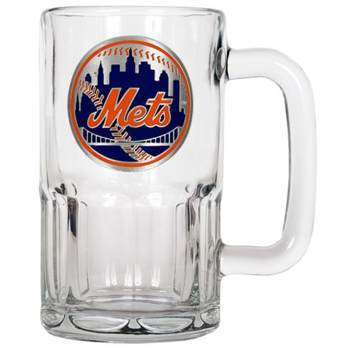 MLB New York Mets 20-Ounce Root Beer Style Mug - Primary Logo