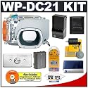 Canon WP-DC21 Waterproof Underwater Housing Case with Battery & Charger + WW-DC1 Weights + Accessory Kit for PowerShot G9 Digital Camera