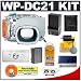 Canon WP-DC21 Waterproof Case with Spare NB-2LH Battery + Charger + WW-DC1 Waterproof Case Weights + Cameta Bonus Accessory Kit for PowerShot G9 Digital Camera