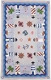 Accents Lavender Sailboat Rug 8x10