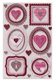 Martha Stewart Crafts Chipboard Stickers, Frame And Heart