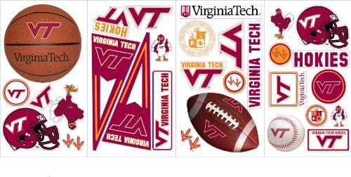 Virginia Tech "Hokies" Wall Decal Cutouts