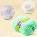 Joylve Knitting Yarn Skein Baby Super Smooth Worsted Soft Natural Silk Wool Fiber Tea Green