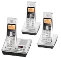 AEG Casa 215-3 Schnurloses DECT Analog Telefon (Anrufbeantworter, 2 weitere Mobilteile)