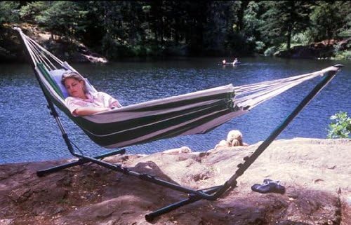 Green Mountain Hammocks - Fully Adjustable Hammock Stand - Ultra Strong Steel Construction - 400 Lb Capacity