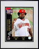 Dmitri Young 2008 Studio Double Matted 8 x 10 Photograph In Black Anodized Aluminum Frame