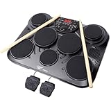 Pyle-Pro PTED01 Electronic Table Digital Drum Kit Top w/ 7 Pad Digital Drum Kit