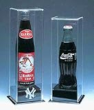 Single Long Neck Bottle NFL Display Case with Engraved NFL Team Logo