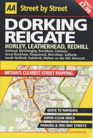 AA Street by Street Dorking, Reigate