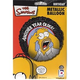 Simpsons - Homer Simpson Another Year Older 18" Birthday Mylar Balloon