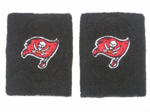 TAMPA BAY BUCCANEERS Team Logo COTTON WRISTBANDS -(set of 2)