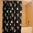 Wake Forest Printed Shower Curtain Cover