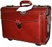 Mancini Brown Lawyer/litigation Rolling Leather Briefcase