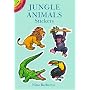 Jungle Animals Stickers (Dover Little Activity Books)