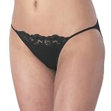 * Ebony STRING BIKINI - XL