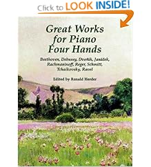 Buy Great Works for Piano Four Hands by  Ronald Herder