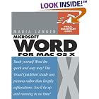 Click here to buy Word X for Mac OS X: Visual QuickStart Guide by  Maria Langer.