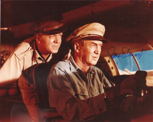 The Flight of the Phoenix James Stewart Signed Autographed 8 x 10 Photograph, Authentic with COA