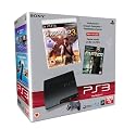 Sony PlayStation 3 Console (320GB Slim Model) with Uncharted 3 and Faster (Blu-ray Movie) Bundle