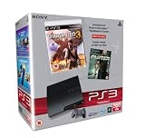 Sony PlayStation 3 Console (320GB Slim Model) with Uncharted 3 and Faster (Blu-ray Movie) Bundle
