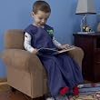 Halo Innovations Big Kids SleepSack Wearable Blanket Micro Fleece, Blue, 2T- 3T