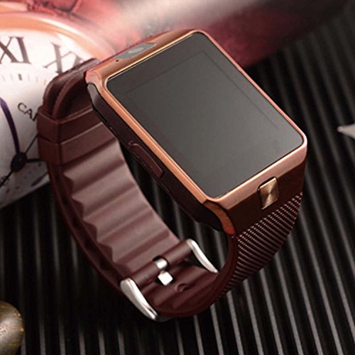 Tesha Gold Smart Watch Bluetooth e-connect iPhone & Android Phones