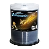 Optical Quantum 4.7 GB 16x LightScribe Gold Recordable Discs DVD-R, 100-Disc Spindle