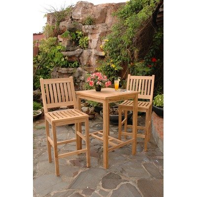 Avalon 3 Piece Square Bar Table Set product image