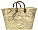 Moroccan Straw Summer Beach / Shopper / Tote Bag 23" X 13" X 11"