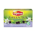 Lipton Green, Superfruit, Black Currant and Vanilla, 20-Count Tea Bags (Pack of 6)