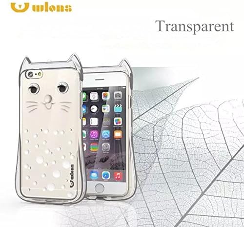 Superhot@ Iphone 6/6s Wlons cat case 3D TPU and lanyard luxury design thin clear