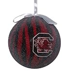 NCAA South Carolina Gamecocks Zebra Stripe Ball Ornament