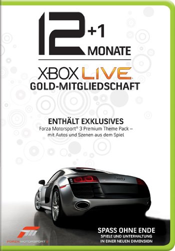Xbox 360 - Live Gold Card 12+1 (Forza 3 Edition)