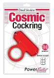 Power Bullet 3-Speed Cosmic Penis Ring, Red