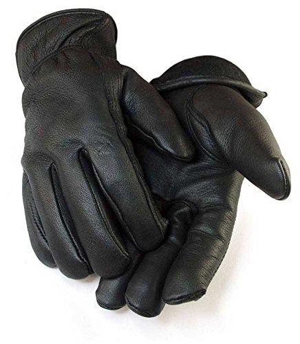 Northstar Mens Full Grain Black Deerskin Lined with 40 gram 3M Thinsulate 013B
